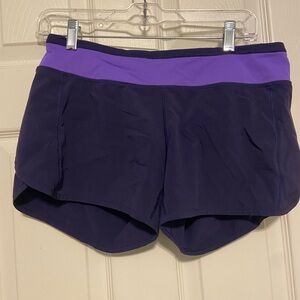 4 Inch Purple Lulu Lemon Shorts